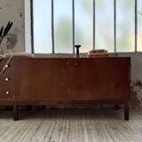 Enfilade teck XL années 60 constructiviste
