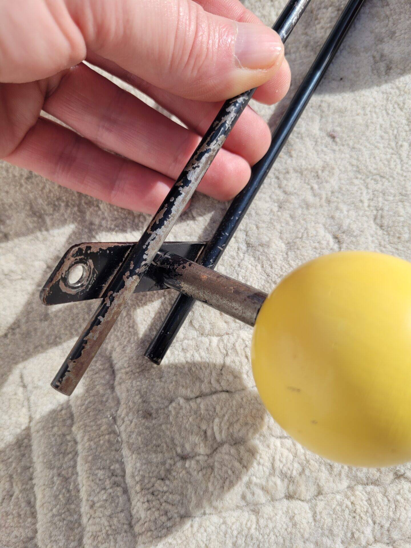 1960s ball-shaped coat rack