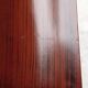 60s teak wood imitation vase.