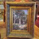 Antique landscape painting, gilt frame