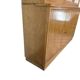 XL vintage wooden display cabinet / sideboard / wall unit