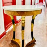 Empire marble pedestal table