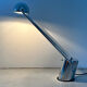 Lampe design de bureau à poser chromée vers 1980