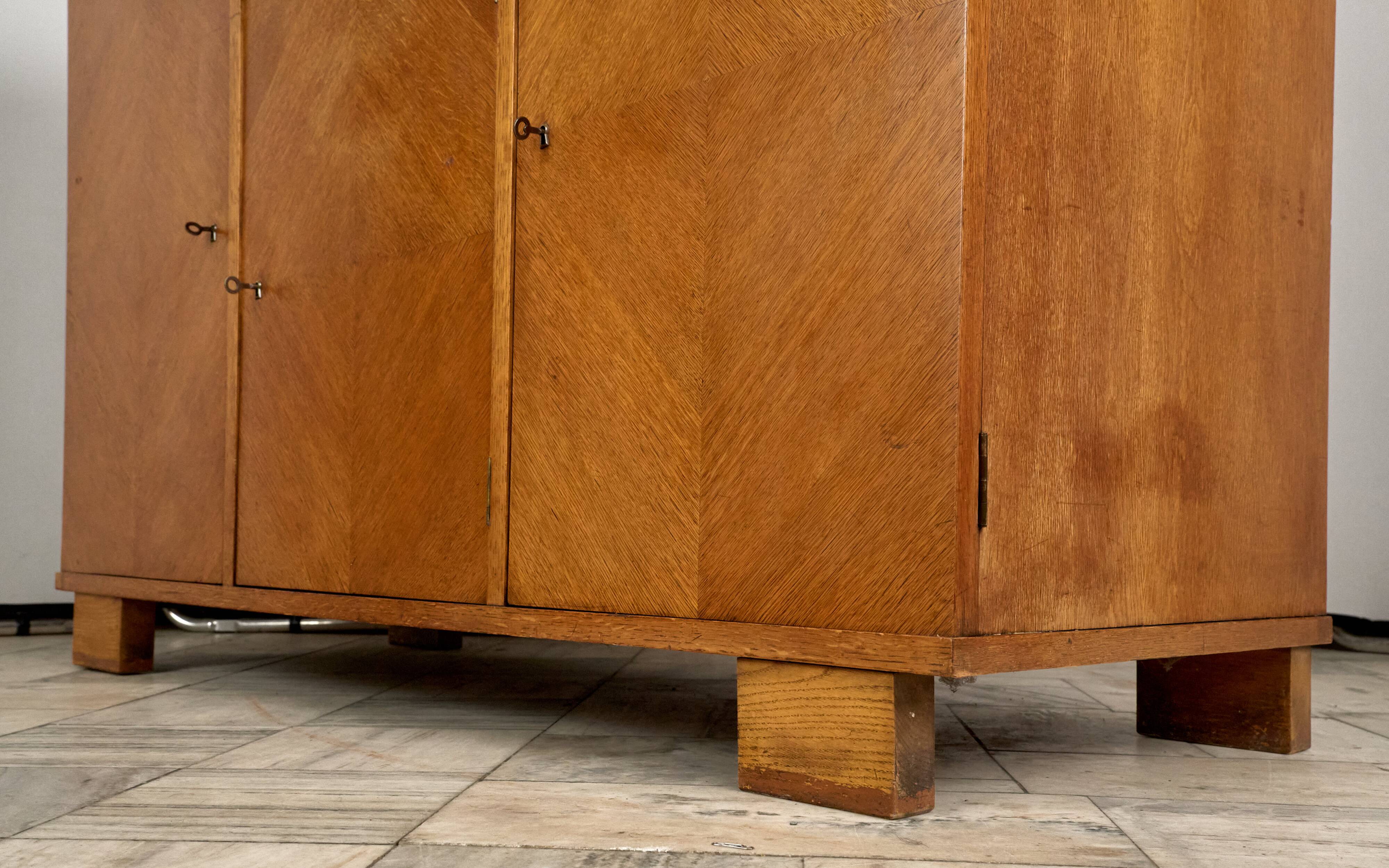 Vintage Wooden Credenza, 1930s, Czechoslovakia