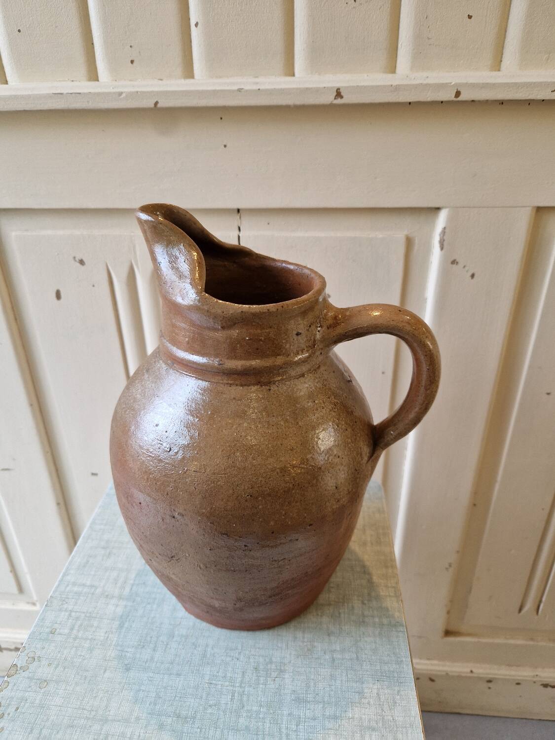 Large glazed stoneware water jug