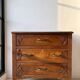 Authentic brown solid wood chest of drawers
