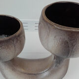 Double vase ceramic
