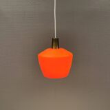 Hanging lamp in double layer glass, Danish from the 1970s-80s.
