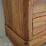 Rustic master piece of furniture, bedside table, late 19th century