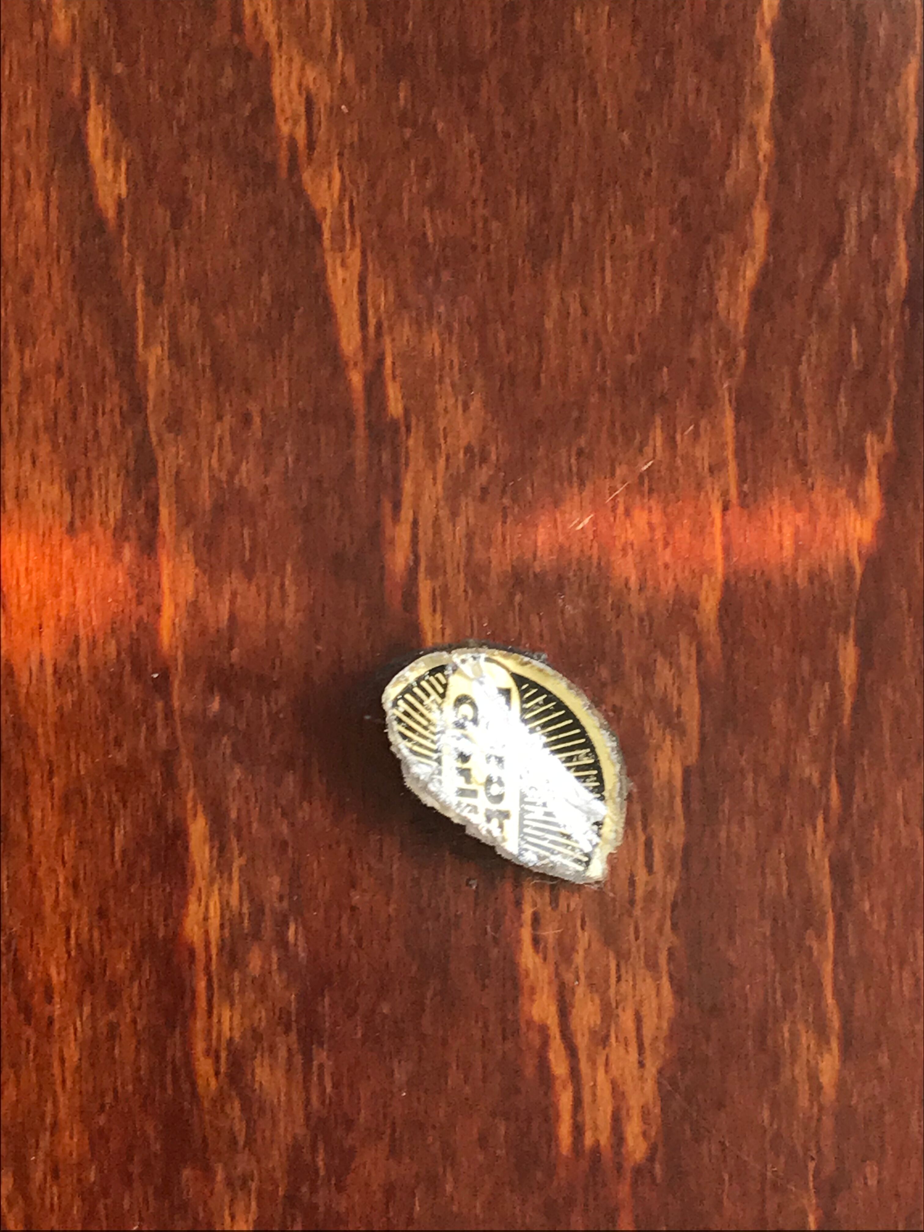 Pair of vintage teak tops
