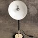 Vintage adjustable lamp in beige metal and black plastic, 70s/80s