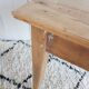 Table bois rénovée