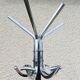 Vintage coat rack in chrome steel 60s 70s