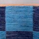 Vintage Swedish style 315x330 cm Square, Checkerboard Chindi Rug, Schackruta