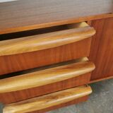 Sideboard teak and Scandinavian walnut