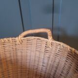 Vintage rattan basket