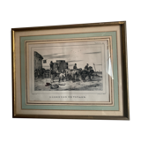Caleche engraving