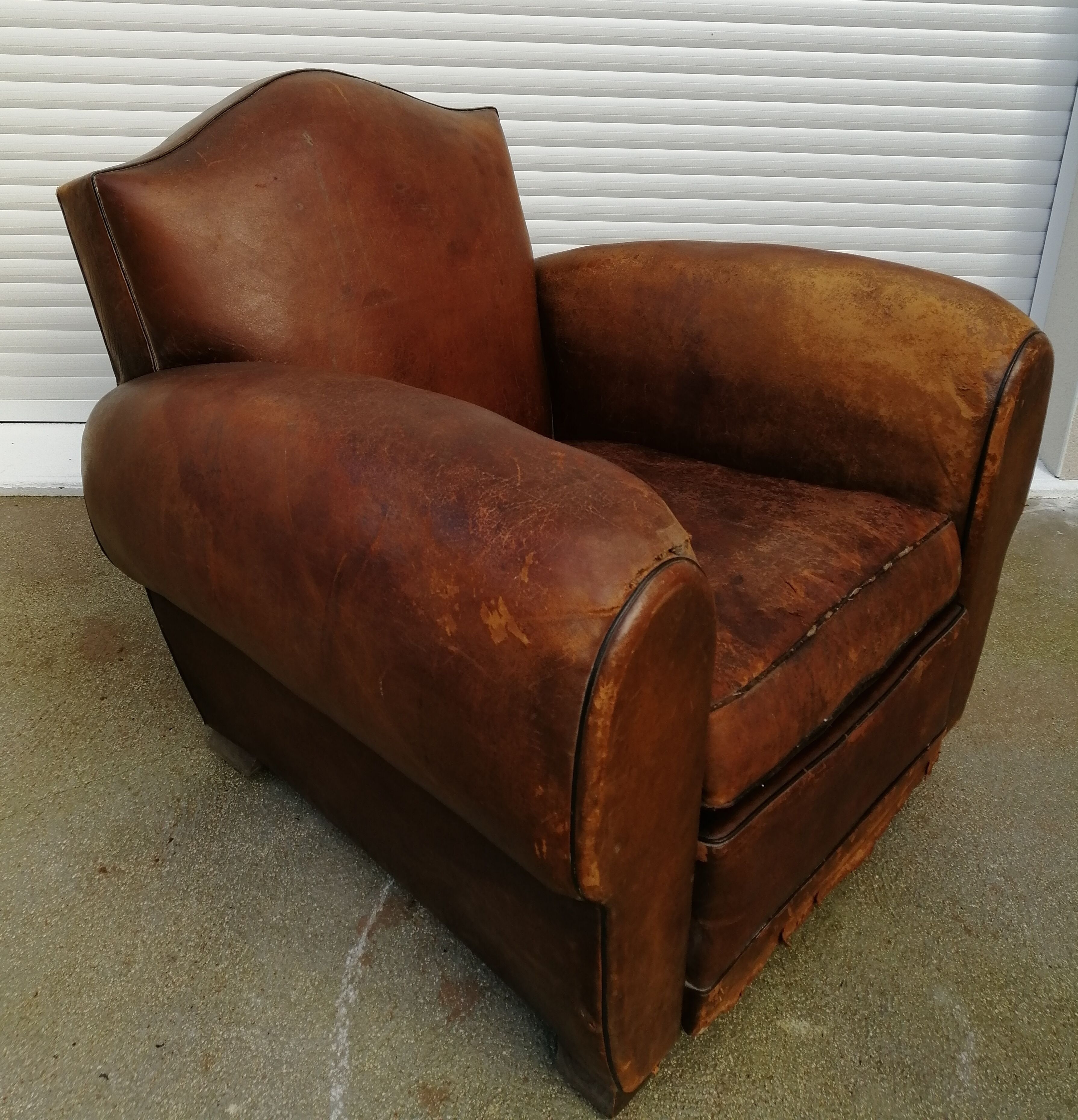 Moustache club armchair