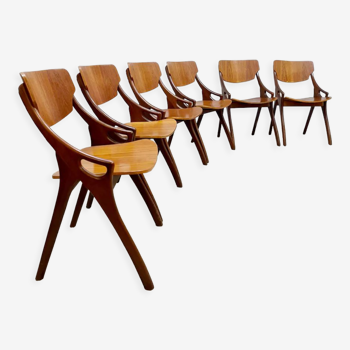 Chaises de salle à manger vintage au design danois