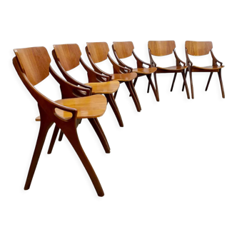 Chaises de salle à manger vintage au design danois