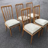 5 chaises Charles Ramos