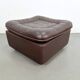 Mid-Century DS 11 Ottoman in Brown Leather from de Sede, Switzerland, 1960s