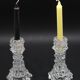 Set of 2 Candle holder in Murano Rostrato Glass by Barovier e Toso, 1950