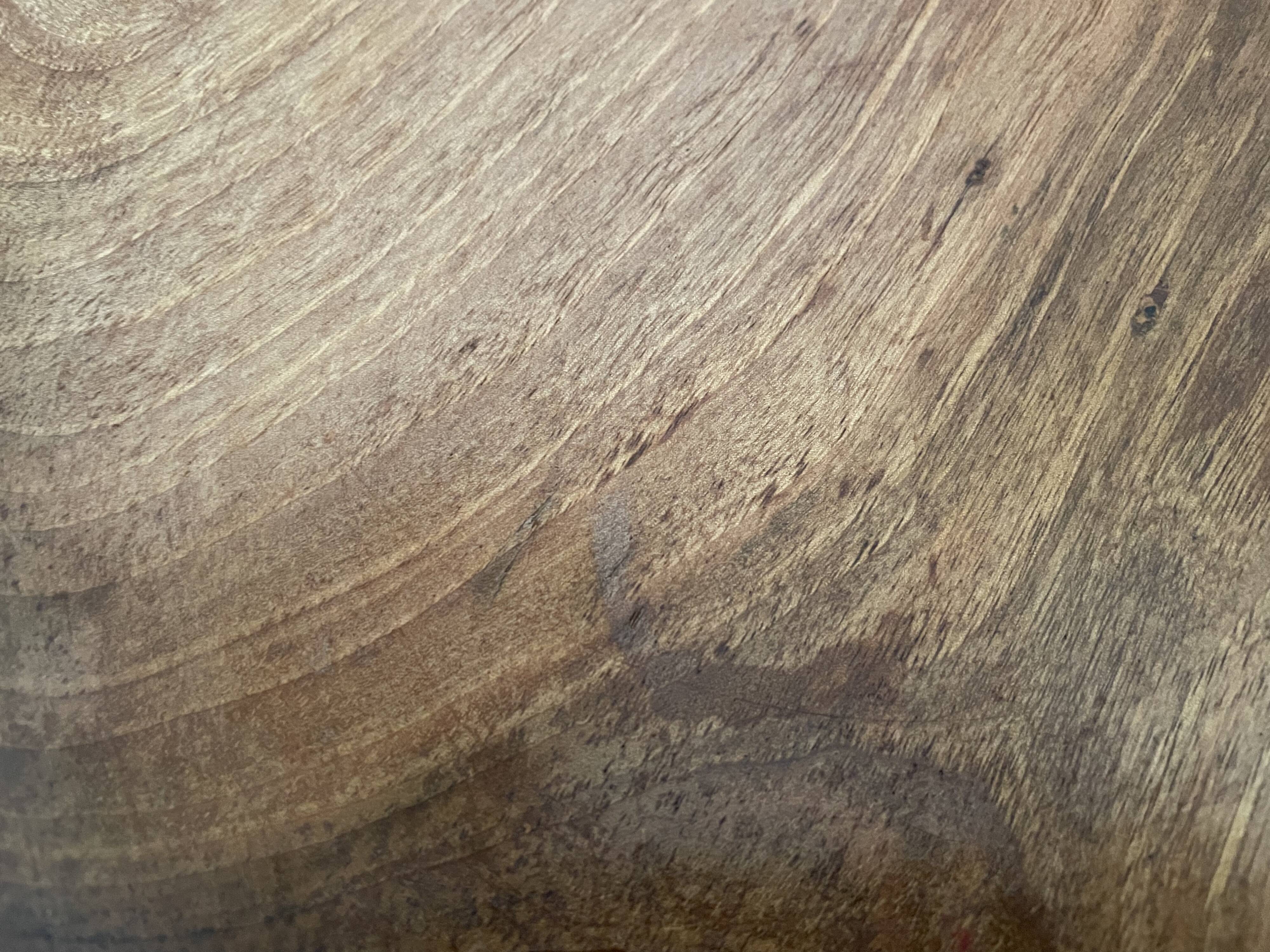 Solid wood fruit basket