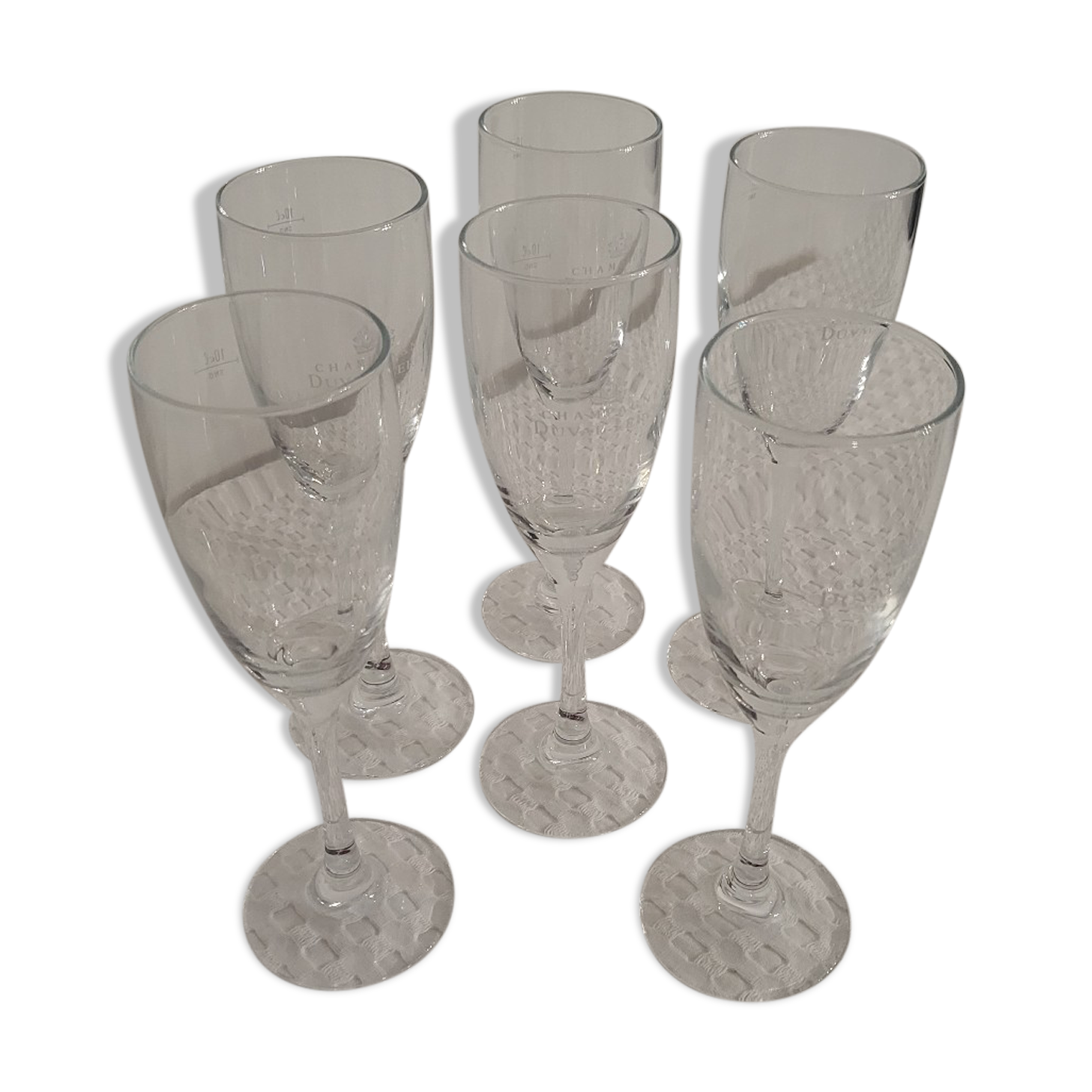 Set of 6 flutes Champagne Duval-Leroy