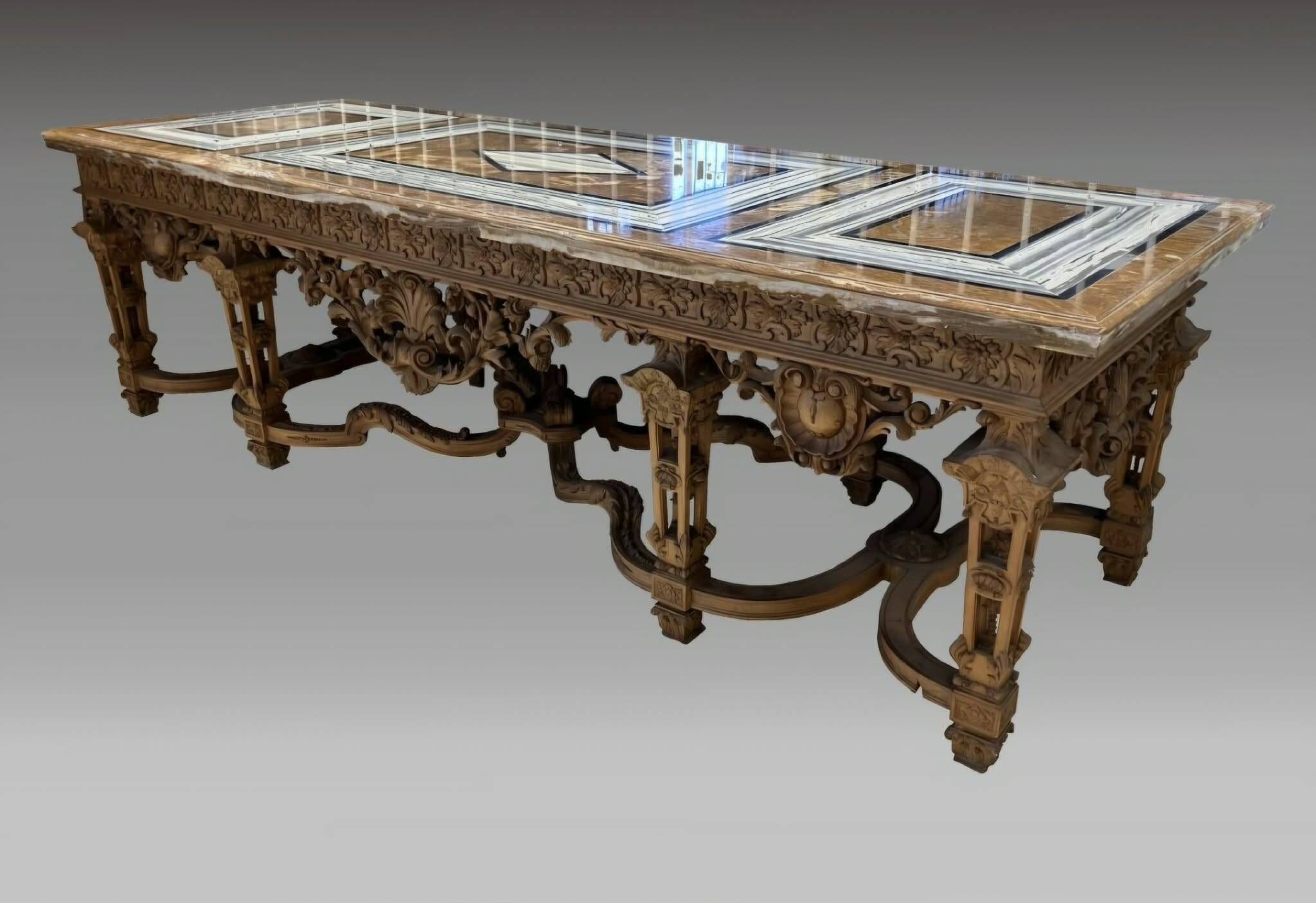 immense console from a model of the Palace of Versailles