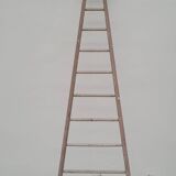 Double ladder for market gardening, fruit harvest, old wooden picking - 3m65