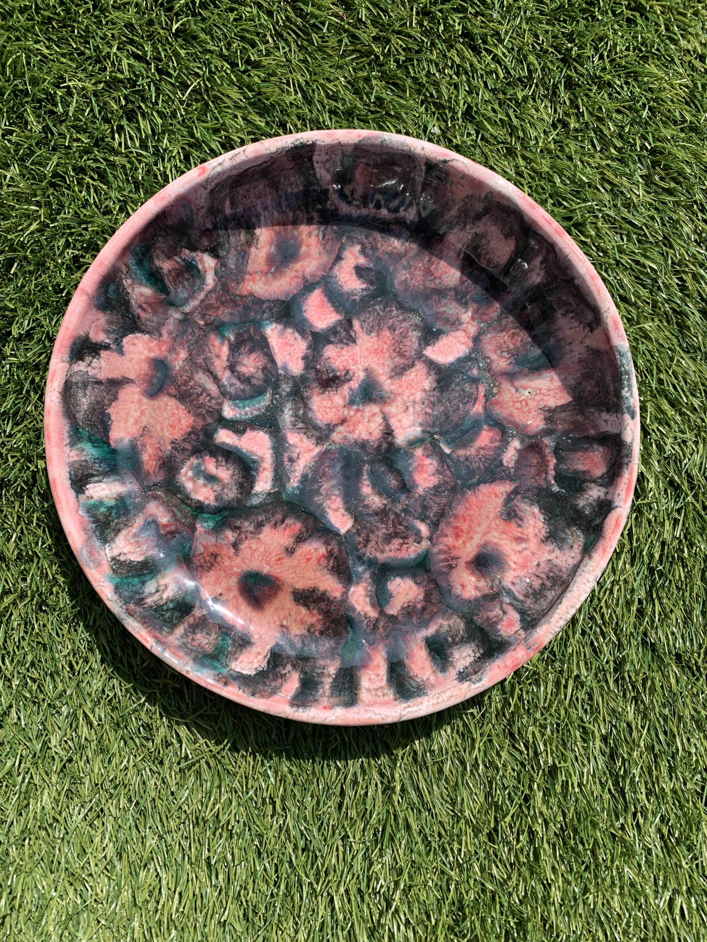 Cup or tidy ceramic signed Cazaux Biarritz