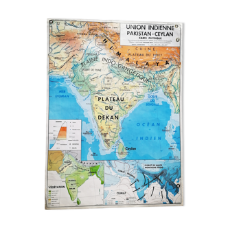 Old MDI card Indian Union Pakistan Ceylon/Japan Economy