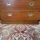 Commode marine Anglaise acajou et laiton — style Campaign 1960