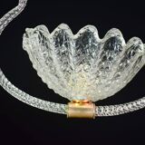 Charmant lustre Art Déco Barovier & Toso en verre de Murano, années 1950