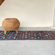 Berber Kilim Hallway Rug VINTAGE Velvet Patterns