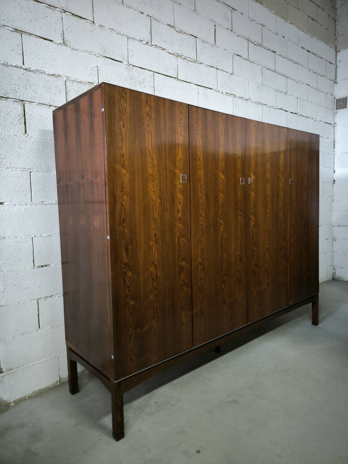 Vintage Scandinavian Rosewood Wardrobe