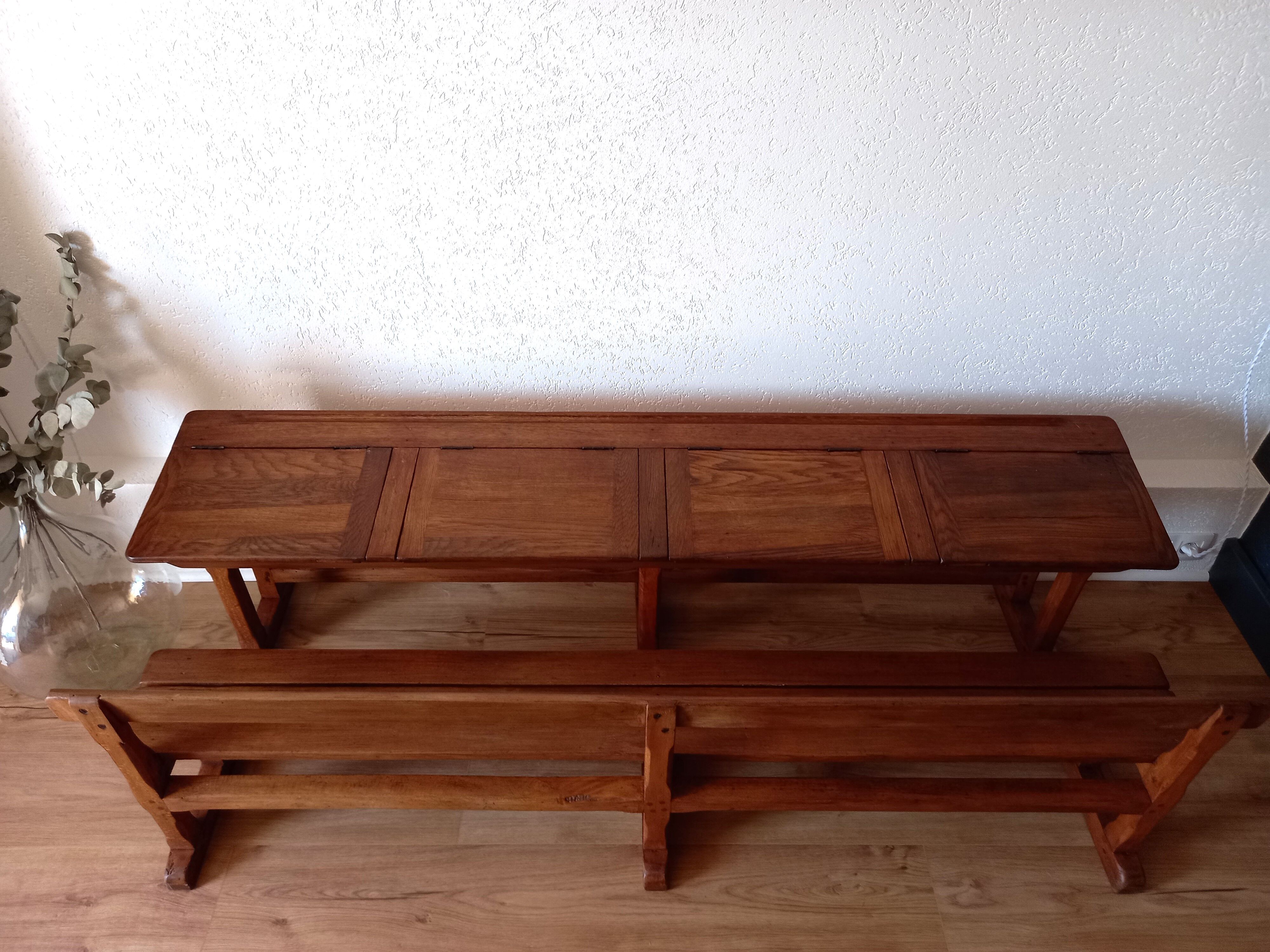 School desk 4 places