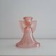 Bougeoir rose Victoria Art Déco Luxval
