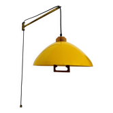 Large Adjustable Brass Wall Lamp