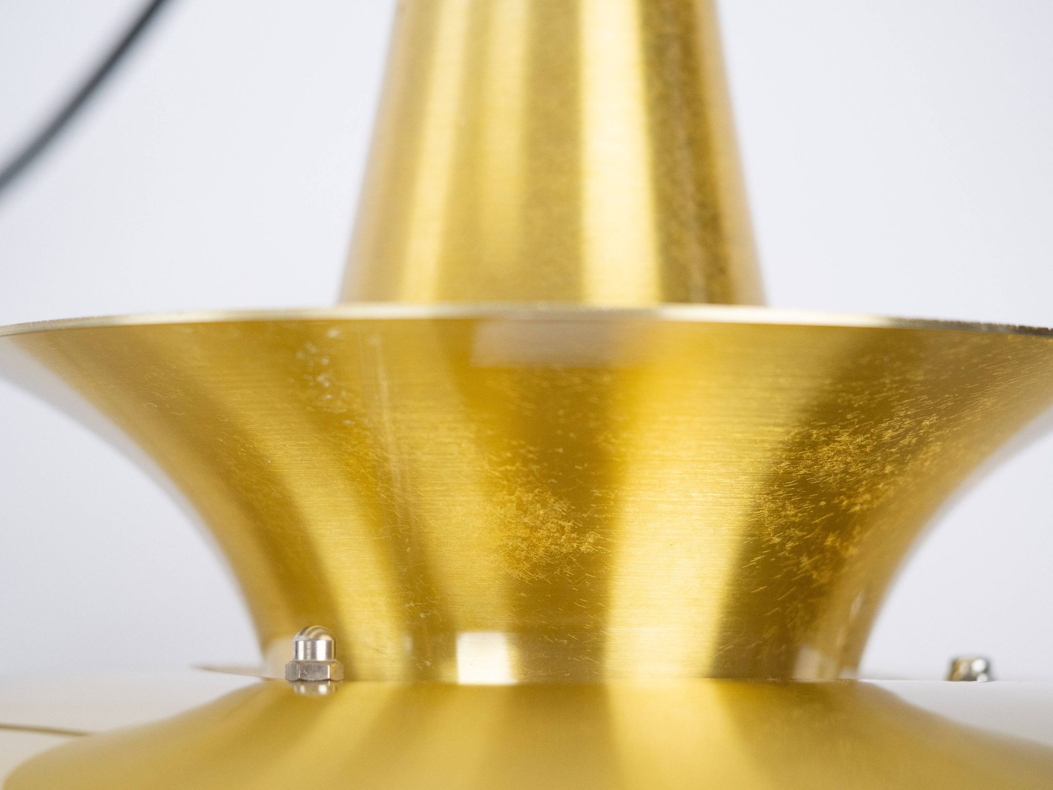 Danish vintage pendant lamp Roma by Junge, 1980s