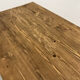 1950s farmhouse table in oak and pine