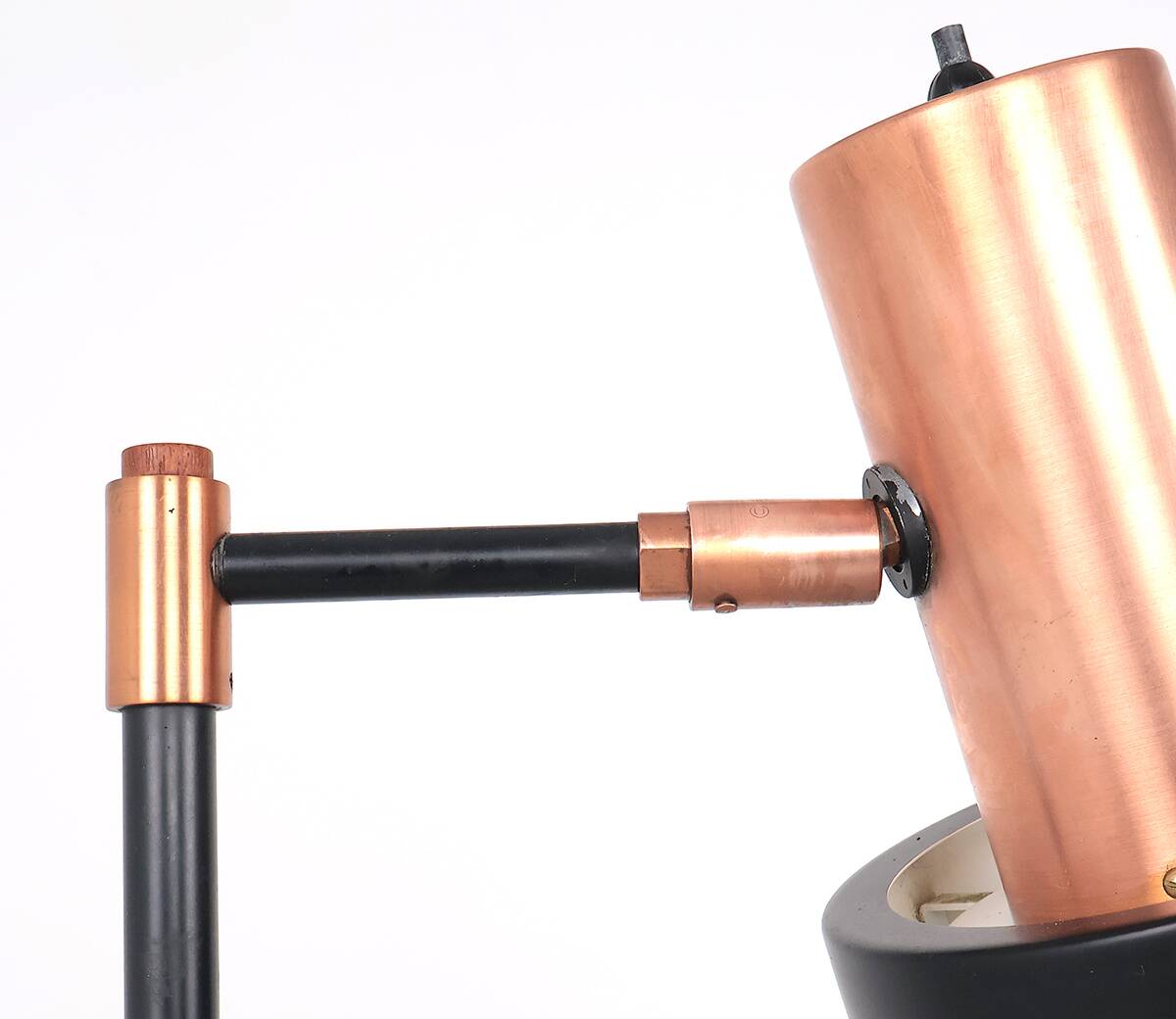 Fog en Morup Studio copper floorlamp, 1960s