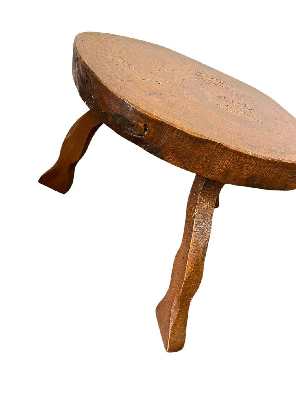 Vintage wooden side table/pedestal for plants