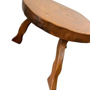 Table d'appoint/piédestal vintage en bois pour plantes