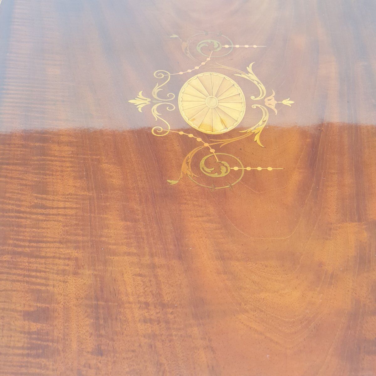 Game table in mahogany England late 19th century early 20th century
