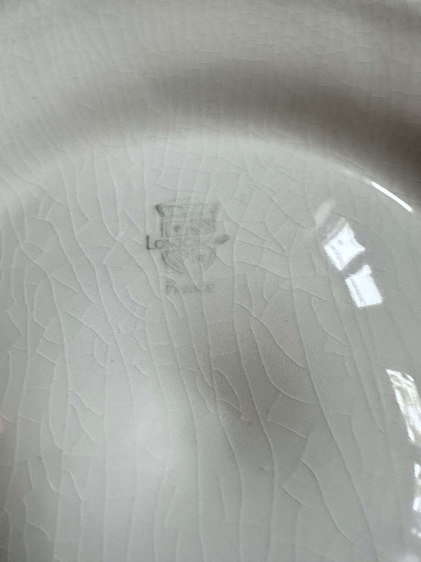 Vintage Longchamps oyster platter