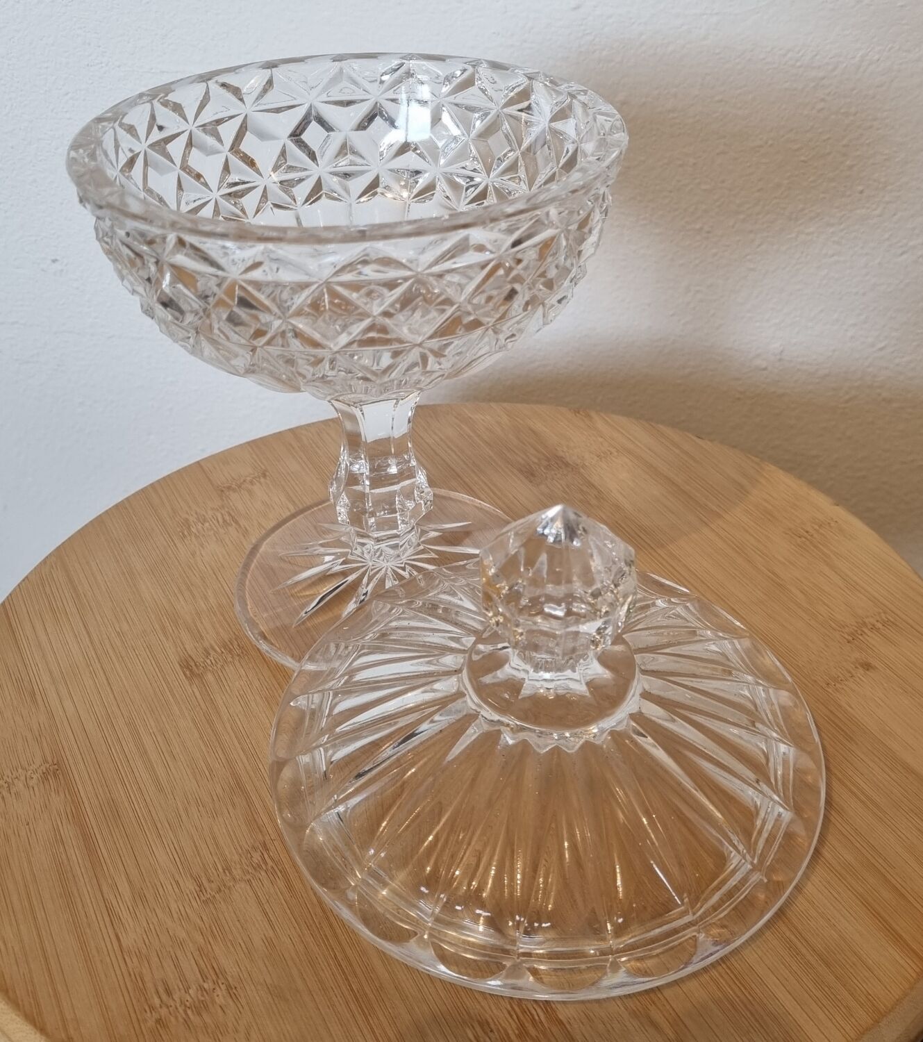 Crystal bonbonnière from 1970