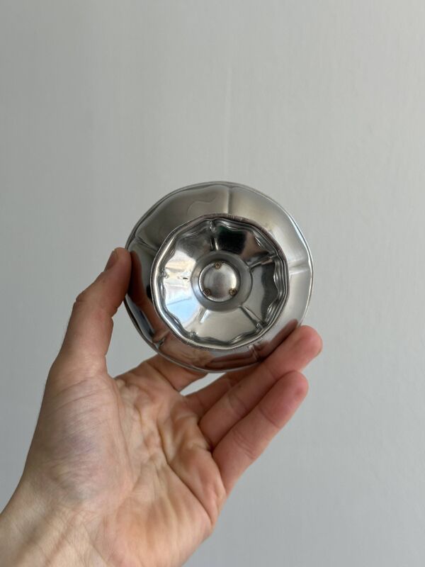6 coupelles sur pied en inox style Letang Remy
