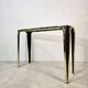 1950s glass and gold console table – Mid-century modern style